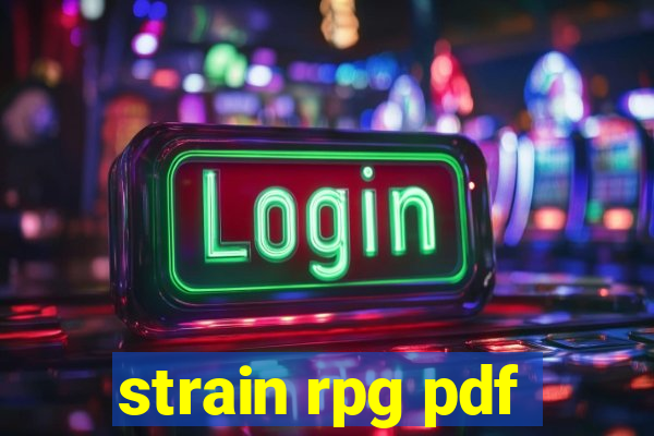 strain rpg pdf